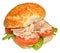 Fresh Tuna Fish Sandwich Roll