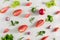 Fresh vegetable pattern