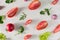 Fresh vegetable pattern