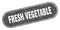 fresh vegetable sign. fresh vegetable grunge stamp.