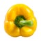 Fresh vegetable, Yellow Pepper on a white