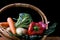 Fresh Vegetables In Basket