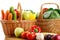 Fresh vegetables on kitchen table