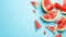 Fresh and Vibrant Watermelon Delight to Tempt Your Taste Buds - Exquisite Web Banner Template with A