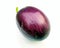 A fresh violet brinjal vegitable isolated put on white background