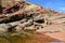 Fresh water flowing in Hamersley Gorge Karijini National Park Western Australia