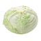 Fresh white cabbage whole head isolated on white, for your packaging design.