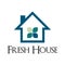 Fresh Window House Home Villa Property Logo Template