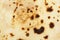 Freshly baked blinis or crepes close up