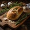 Freshly Baked Bread with Rosemary and Garlic