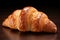 freshly baked croissant Close up Freshly Baked Croissant Bread