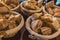 Freshly Baked Delights: A Basket of Tasty Bread Loaves