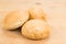 Freshly baked healthy gluten-free delicious wholemeal buns with