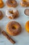 Freshly baked Home made Pumpkin Spice Donuts