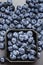 Freshly blueberries on dark background
