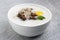 Freshly cooked Chinese food called Halo Halo Congee