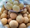 Freshly made gol gappe or pani puri