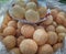 Freshly made gol gappe or pani puri