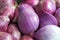 Freshly peel shallot or small red onion