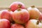 Freshly picked organic pomegranates. Nizwa, Oman.