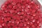 Freshly picked raspberries background