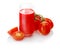 Freshly prepared tomato juice