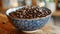 Freshly Roasted Coffee Beans in a Bowl for the Perfect Brew