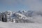 Freshly snowed winter landscape on the Ibergeregg in central Switzerland