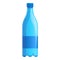 Freshness aqua bottle icon, cartoon style