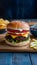 Freshness epitomized in a mouthwatering fast food burger