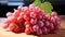 Freshness and ripeness of grape fruit in nature generated by AI