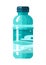 Freshness symbolized in blue plastic water bottle design