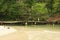 Freshwater river at Rincon beach, Samana peninsula