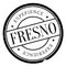 Fresno stamp rubber grunge