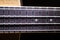 Fretboard of ukulele