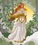 Freya norse mythology goddess on woods