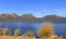 Freycinet Peninsular viewed across Coles Bay