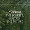 This friday, cherish the forests, sustain the future text over beautiful trees growing in forest