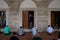 Friday prayers at Mihrimah Sultan Mosque during the Days of Coronavirus outbreak in Istanbul, Turkey