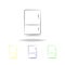 fridge multicolored icons. Element of electrical devices multicolored icons. Signs, symbols collection icon can be used for web, l