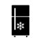 Fridge Vector Icon. Freezer illustration symbol. refrigerator symbol or logo.
