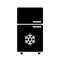 Fridge Vector Icon. Freezer illustration symbol. refrigerator symbol or logo.