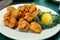 Fried alligator tail in New Orleans