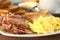 Fried Bacon and Scrambled Egg