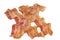 Fried bacon strips