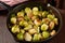 Fried brussels sprouts