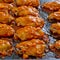 Fried Chicken New Orleans.sweet and spicy on tray ready to serve