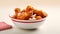 Fried Chicken In Oriental Bowl: A Delicious And Artistic Presentation