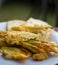 Fried courgette flowers