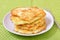 Fried courgette pancakes